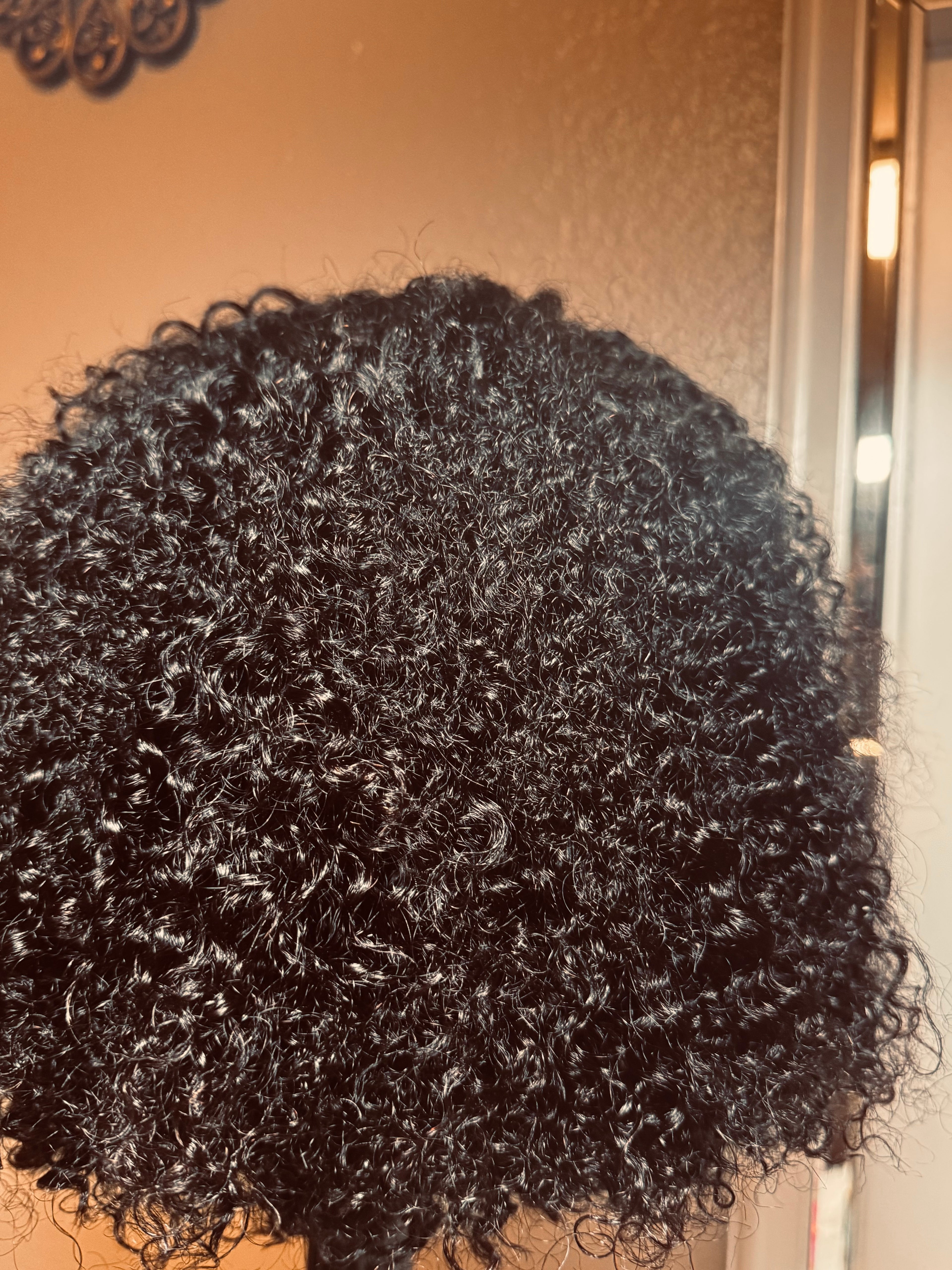 Kinky Curly Lace Wig – 12 Inch